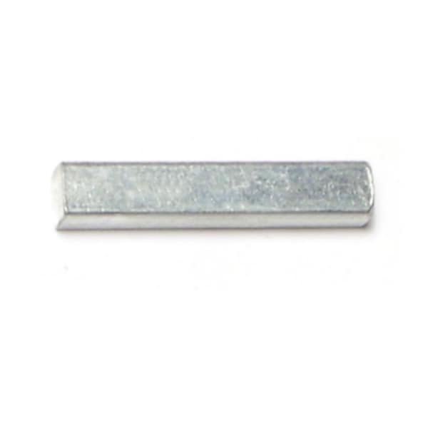 Midwest Fastener Machine Key Machine Key, Square End, Steel, Zinc, 1 in L, 3/16 in Sq, 8 PK 62625 - main